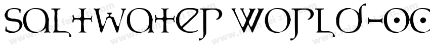 Saltwater World字体转换